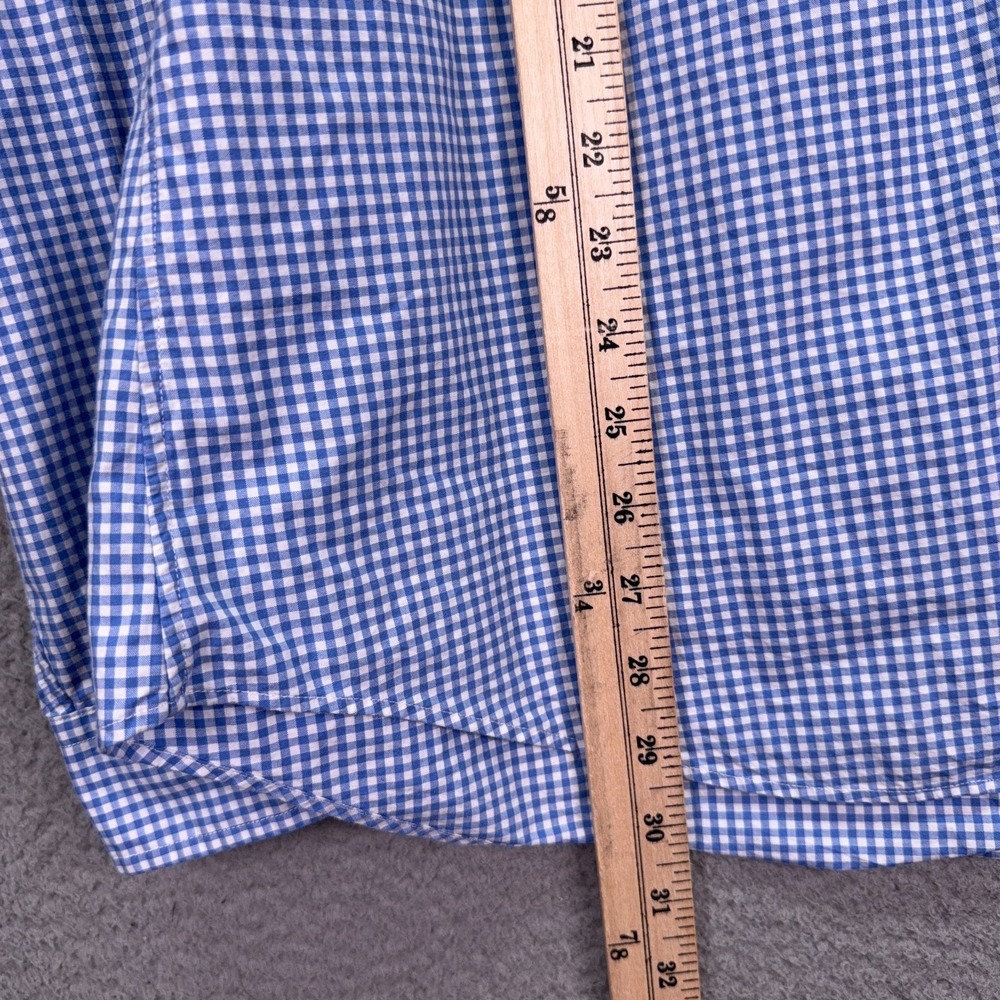 Ralph Lauren Shirt‎ Mens XL Blue Check Button Up Preppy Office Business Everyday - Picture 6 of 8